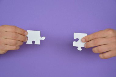  beyin fırtınası ve karar için puzzels kavramı
