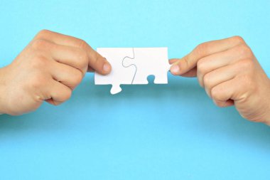  beyin fırtınası ve karar için puzzels kavramı