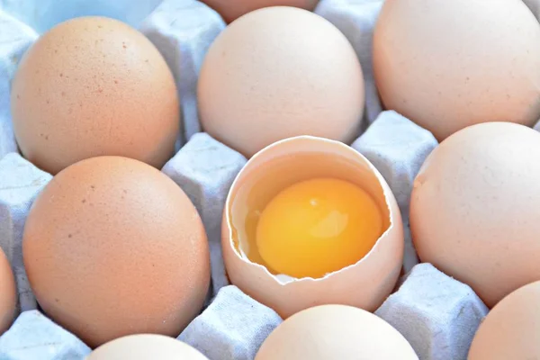 Een Jaren Dertig Honingraat Eieren Lag Een Paar Eieren Een — Stockfoto