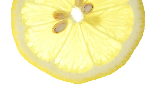 Gesneden Citrusvruchten Tegen Een Witte Achtergrond Geïsoleerd Met Ruimte Voor — Stockfoto