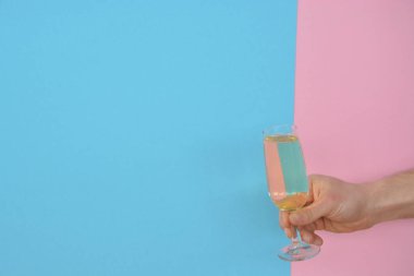  metin ve diğer nesneler için boşluk ile yeni yıl arifesi için konsept