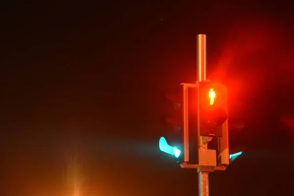 Traffic Lights Evening — Stock Photo, Image