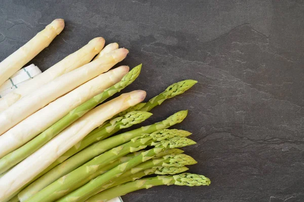 Många Barer Grön Sparris Okokt — Stockfoto