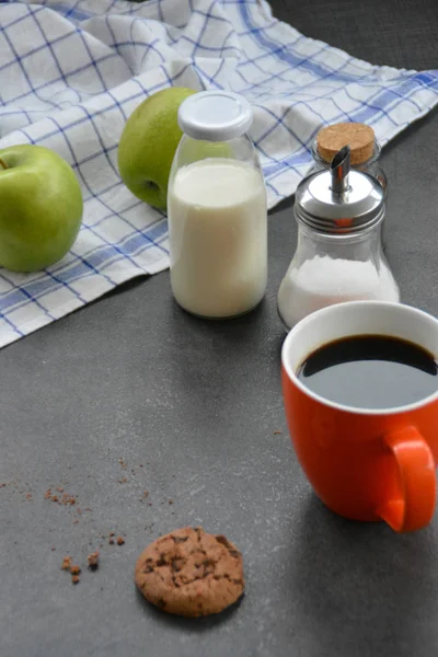 Taza Con Chocolate Caliente Leche — Foto de Stock