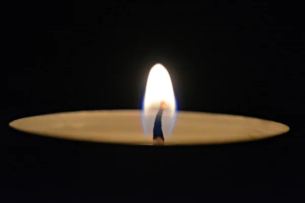 candle isolated black close 
