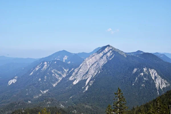 Natursköna Landskap Utsikt Över Bergstoppar Fantastiska Berg — Stockfoto