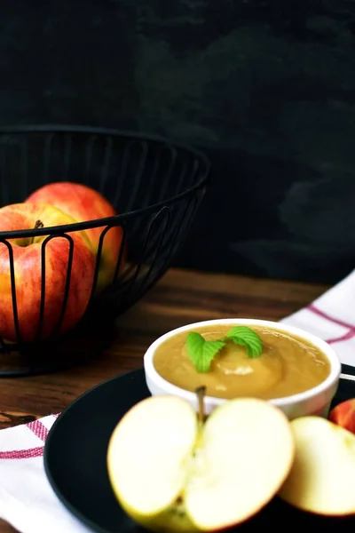 Fresh Raw Food Wooden Table — Stock Photo, Image