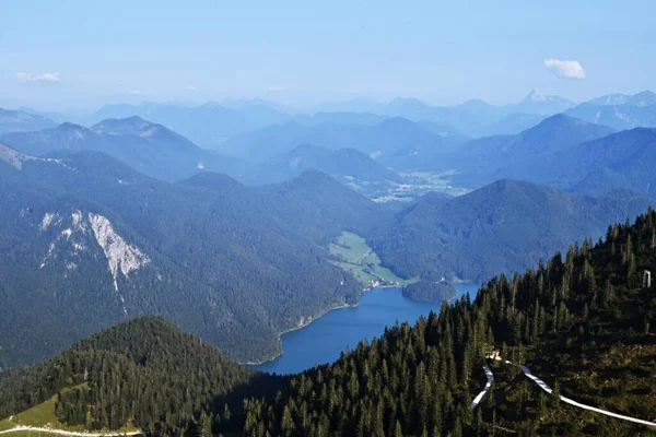 Vue Imprenable Sur Les Montagnes Pittoresques Des Alpes — Photo