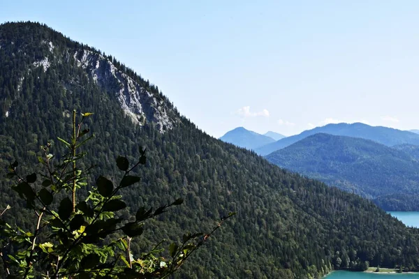 Vista Paisagem Cênica Picos Montanha Montanhas Incríveis — Fotografia de Stock