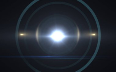 Güneş objektif parlama etkileri. Soyut daire dijital Flare lens, lens flare, ışık sızıntıları, soyut bindirmeleri arka plan