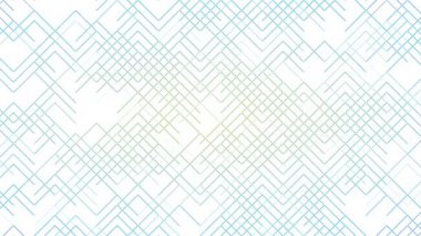 Soyut renkli çizgi desenini beyaz arka plan hareket video üzerinde. Beyaz taşıma şekli.