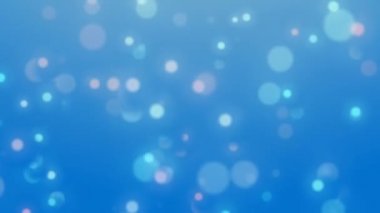 Soyut Mavi bokeh arka plan hareket. Güzel mavi ışık ve ışıltı mavi zemin üzerine.