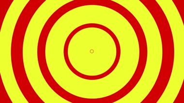 Kırmızı ve sarı sakinleştirmek hareketli arka plan loopable 4k video. Dokulu et kalınlığı ile yivli hareket tasarımı.