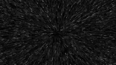 Soyut Space Travel hareket arka plan. Yıldız alanı deseni warp hareketi. Soyut Wormhole Tüneli Loop. Yıldız İzinde Çözgü Veya Hiperuzay Hareketi.