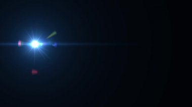 Blue Digital lens Flare , light leaks , Abstract overlays background.Lens flare abstract background. Asymmetric light rays.Sun light on space.