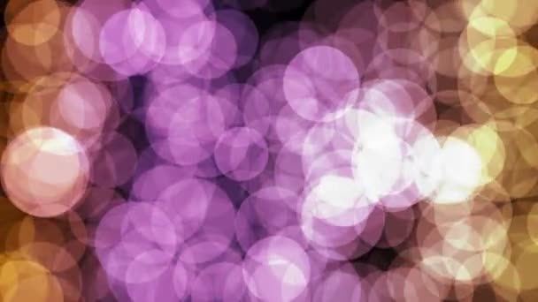 Ambient Abstrait Bokeh Particules Fond Mouvement Video Beautiful Abstrait Fond — Video