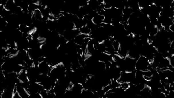 Абстрактна Текстура Фонового Візерунка Чорно Білим Рухом Відео Рух Форми — стокове відео