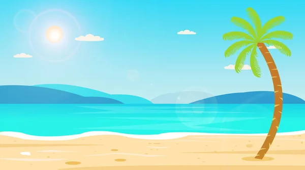 Tropical Beach Travel Férias Férias Lazer Natureza Conceito Ilustração Bela — Fotografia de Stock