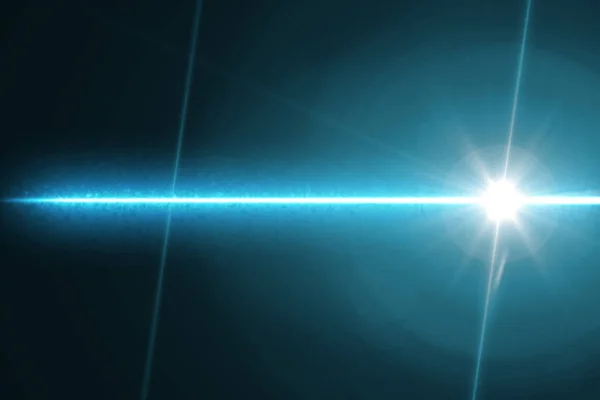 Абстрактные Красивые Задние Линзы Вспыхивают Космосе Фон Лучей — стоковое фото