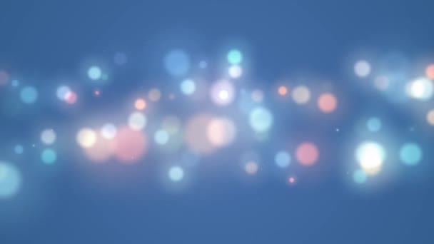 Résumé Belle Flou Bokeh Effet Lumière Vidéo Particules Poussière Magiques — Video