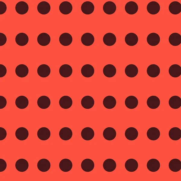 点图案简单设计 带红色背景的抽象圆图案 — 图库矢量图片