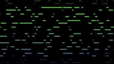 Soyut renkli dijital çizgiler şablonu arkaplanı. Açık neon çizgi arkaplanı