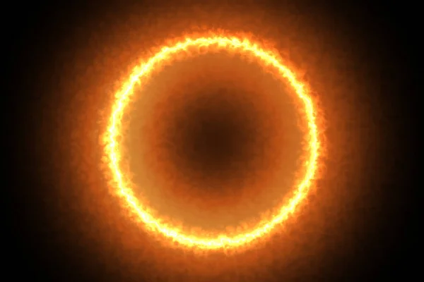 Abstract Flare Ring Gloeiende Illustratie Ring Van Vuur Achtergrond Vuur — Stockfoto