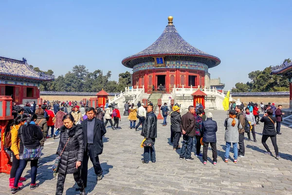Beijing China Marzo 2016 Turistas Visitan Complejo Parques Del Templo — Foto de Stock