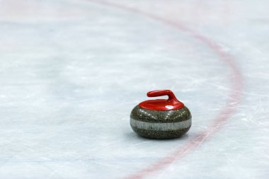 buz üzerinde oyunu curling için granit taş
