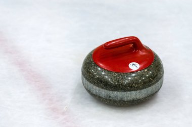 buz üzerinde oyunu curling için granit taş