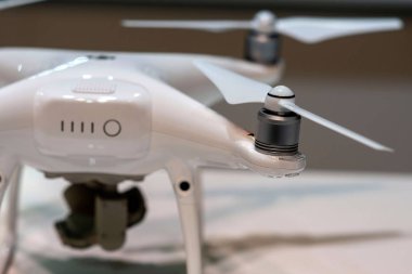 Uçak pervane. Yakın çekim fotoğraf.