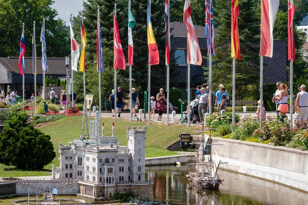 Klagenfurf Karyntia Austria Sierpień 2018 Park Minimundus Worthersee Modele Najbardziej — Zdjęcie stockowe