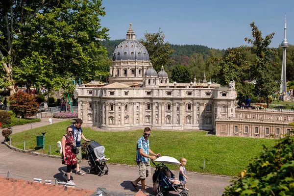 Klagenfurf Karyntia Austria Sierpień 2018 Park Minimundus Worthersee Modele Najbardziej — Zdjęcie stockowe