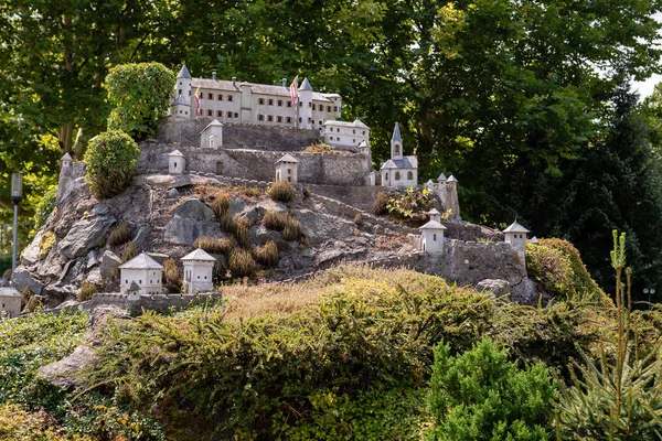 Klagenfurt Carinthia Avusturya Ağustos 2018 Park Minimundus Worthersee Ünlü Tarihi — Stok fotoğraf