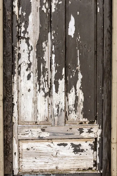 Крупный План Фрагмент Деревянной Двери Сломанным Цветом — стоковое фото