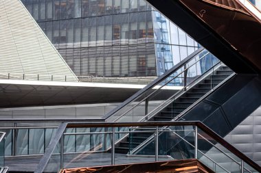 Manhattan'ın Batı tarafında bulunan Hudson Yards gemi parçası - Resim