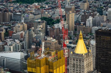 New York, Abd - 6 Haziran 2019: New York. Manhattan Midtown Gökdelenler Harika panoramik hava görünümü - Resim