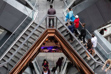 New York, Abd - 21 Haziran 2019: Manhattan'ın Batı yakasında bulunan Hudson Yards'daki Gemi - Resim