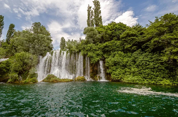 Roski Slap Waterfall Krka National Park Croatia — стоковое фото