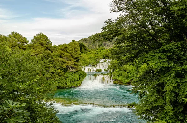 Krka River Waterfalls Krka National Park Croatia — Stock Photo, Image