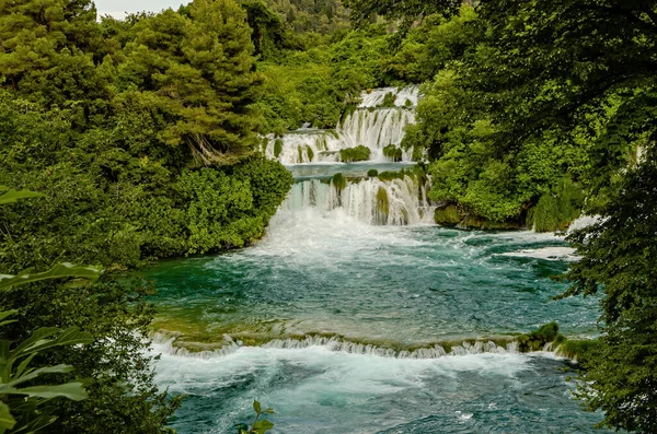 Krka River Waterfalls Krka National Park Croatia — Stock Photo, Image