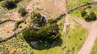 Sardina içinde Nuraghe drone ile görüldü