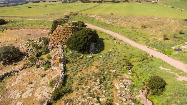 Nuraghe Dans Sardina Avec Drone — Photo