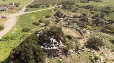 Sardina içinde Nuraghe drone ile görüldü