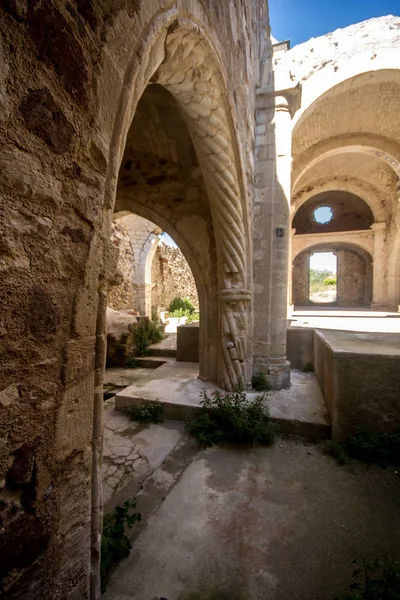 Καταστροφή Ενός Καθεδρικού Ναού Στη Σαρδηνία Μάρτιδα — Φωτογραφία Αρχείου