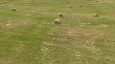 saman topu kuş bakışı havadan görünümü