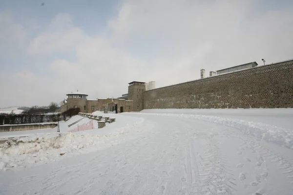 Detalhes Interiores Campo Concentração Nazi Alemanha — Fotografia de Stock