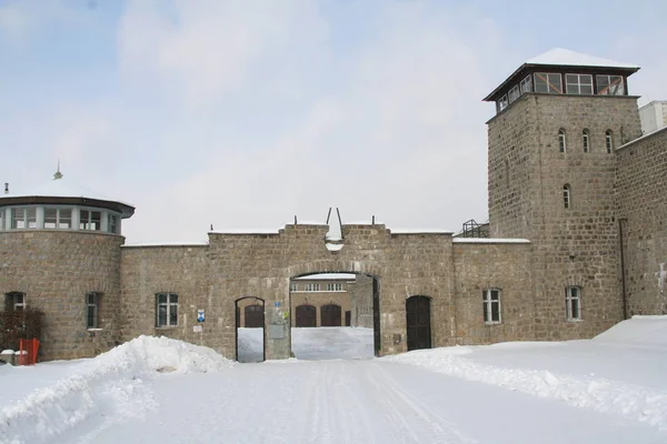 Detalhes Interiores Campo Concentração Nazi Alemanha — Fotografia de Stock