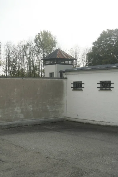 Εσωτερικές Λεπτομέρειες Του Ναζιστικού Στρατοπέδου Συγκέντρωσης Στη Γερμανία — Φωτογραφία Αρχείου