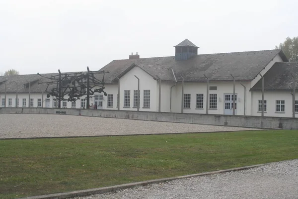 Detalhes Interiores Campo Concentração Nazi Alemanha — Fotografia de Stock